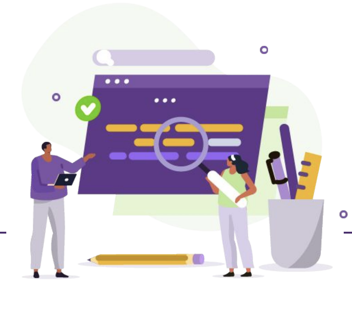 illustration travail équipe